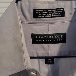 Men blue dress shirt